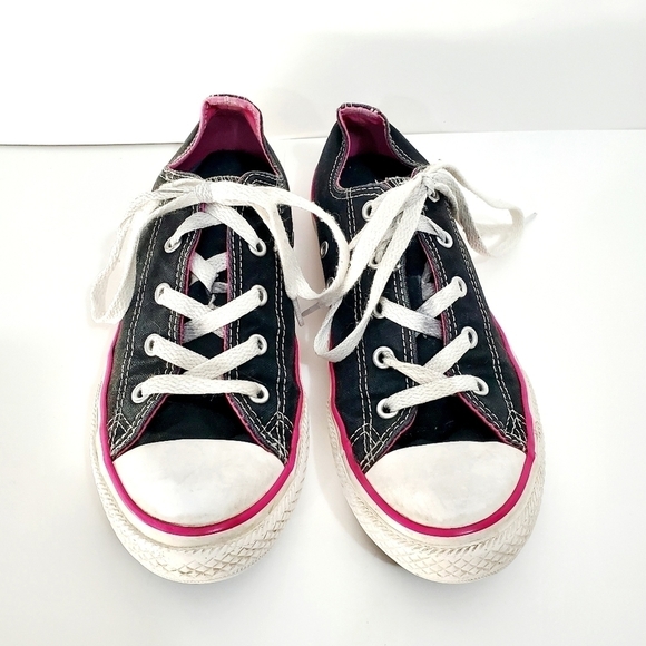 Converse Chuck Taylor All Star Black Pink  Sneaker - Picture 1 of 7